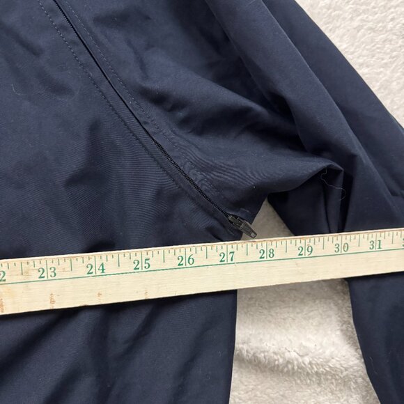 VTG Tommy Hilfiger Golf Windbreaker Mens XXL Navy Zip Up Convertible Sleeves - Picture 4 of 6